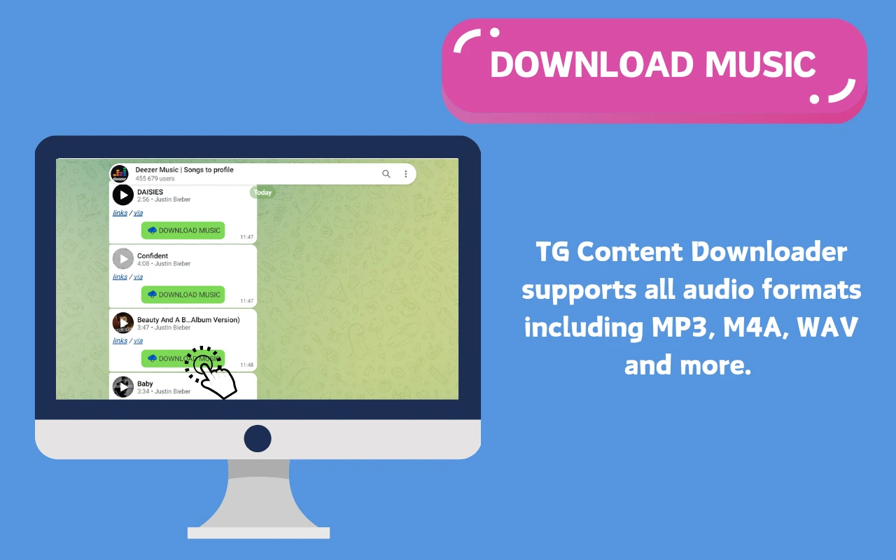 Telegram Music downloader